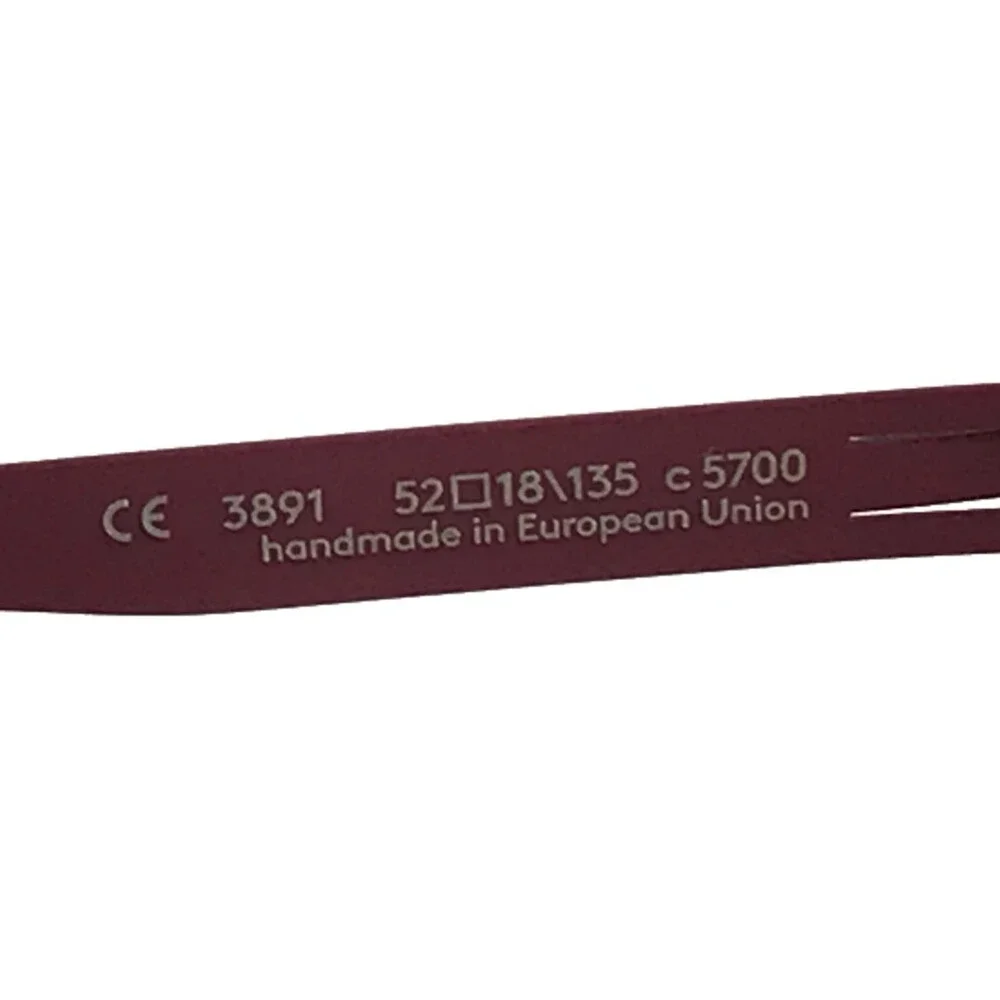 Ovvo Optics Eyeglasses Frames 3891 c5700 Burgundy Butterfly Wire Rim 52-18-135